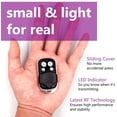 thumbnail image 2 of 371LM 373LM 971LM 973LM, for LiftMaster Chamberlain Craftsman Key Fob Remote Garage Door Opener, Purple, Red/Orange Learn Button, 2 of 5
