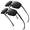 Black Frame Dark Grey Lens + Gunmetal Frame Dark Grey Lens