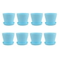 thumbnail image 1 of 8pcs Simple Plastic Plant Pot Garden Flower Planter Plastic Plant Nursery Pots, 1 of 8