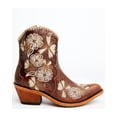 thumbnail image 2 of Liberty Black Women's Loren Floral Embroidered Western Fashion Booties Round Toe - BBLB-7140011 A 7 M  US, 2 of 7