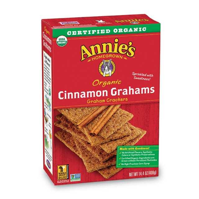 Annie's Organic Chocolate Bunny Graham Snacks, Easter Treats, 7.5 oz