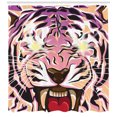 thumbnail image 3 of Ambesonne Tiger Shower Curtain, Strong Animal Eyes, 69"Wx84"L, Multicolor, 3 of 3