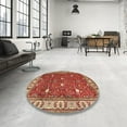 thumbnail image 4 of Ahgly Company Machine Washable Indoor Rectangle Traditional Sand Brown Area Rugs, 4' x 6', 4 of 7