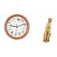 thumbnail image 5 of Reloj de pared con diseño de y pájaro cantor, escultura decorativa para centro de mesa, decoración de paredes para cocina, oficina, hogar, 5 of 8