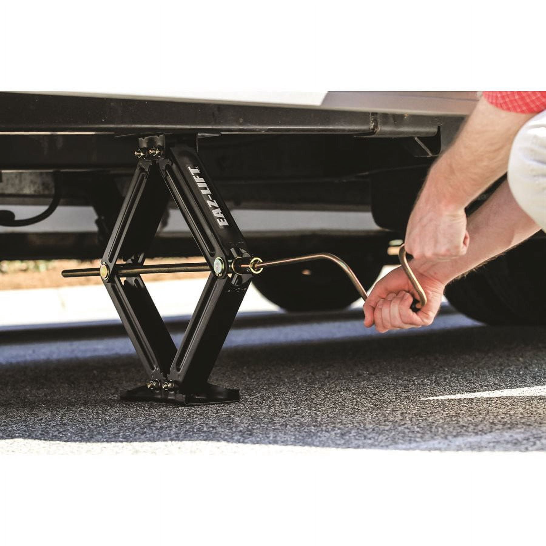 Camco 48800 Eaz-Lift 20" Scissor Jack - 5000 lbs., Pack of 2
