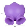 thumbnail image 3 of 4pcs Silicone Egg Boiler High Temperature Resistance Egg Cup Holders Boiled Egg Serving Cups Creative Environmental Protection for Home Kitchen (Random Color), 3 of 4