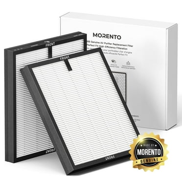 MORENTO MR5866 Air Purifier Replacement Filter, True HEPA Filter Compatible with MR5866, Original Version, 2 Pack