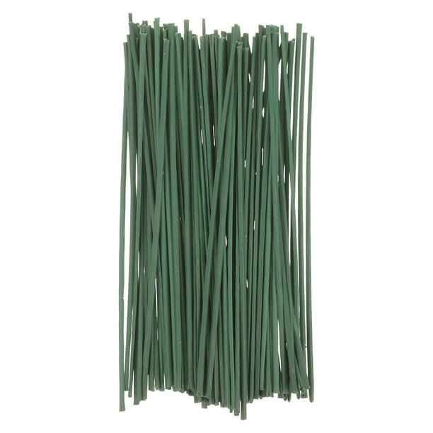 100 piezas de alambres para tallos florales, kit para arreglos florales.