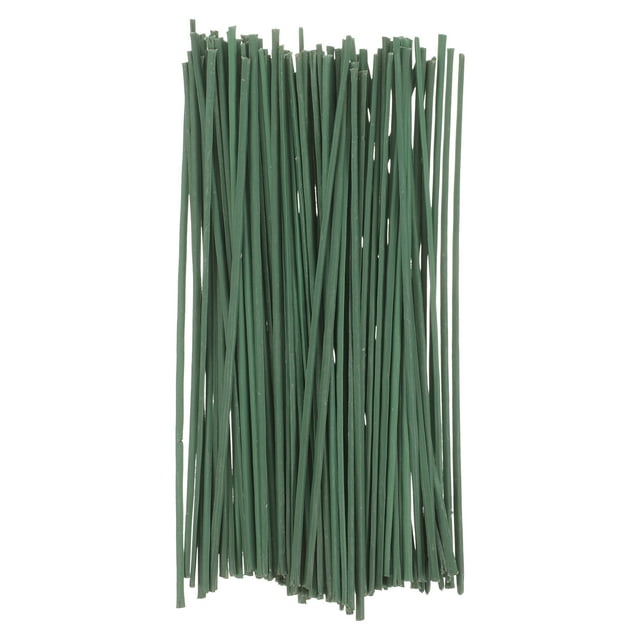 100 piezas de alambres para tallos florales, kit para arreglos florales.