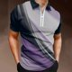 thumbnail image 3 of Camisetas de Cuello en V Hombres de Moda Casual Impreso Manga Corta Superior, Blusa para Hombre para la Primavera Y el Uso Diario, 3 of 3