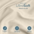 thumbnail image 4 of Bare Home Luxury Duvet Cover and Sham Set - Premium 1800 Collection - Ultra-Soft - Twin/Twin-XL, Sand, 2-Pieces, 4 of 10