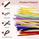 thumbnail image 2 of Uxcell 100-Pack Limpiapipas para Manualidades, 11.8" Varillas de Chenille para Arte/Festivales Ramo/Manualidades/Christmas/Proyectos DIY [Marrón], 2 of 7