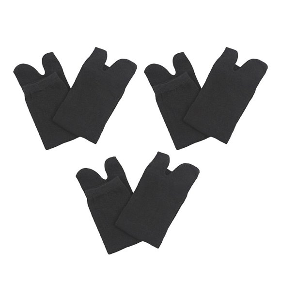 Calcetines de 2 dedos Yuyangstore para hombres y mujeres NegroB