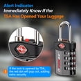 thumbnail image 4 of Forge Combination Locks, 2 Pack Black Luggage Locks., 4 of 7