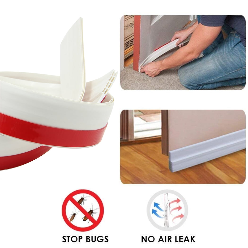 Door Bottom Seal,Kapmore Weather Stripping Self Adhesive Weatherstrip