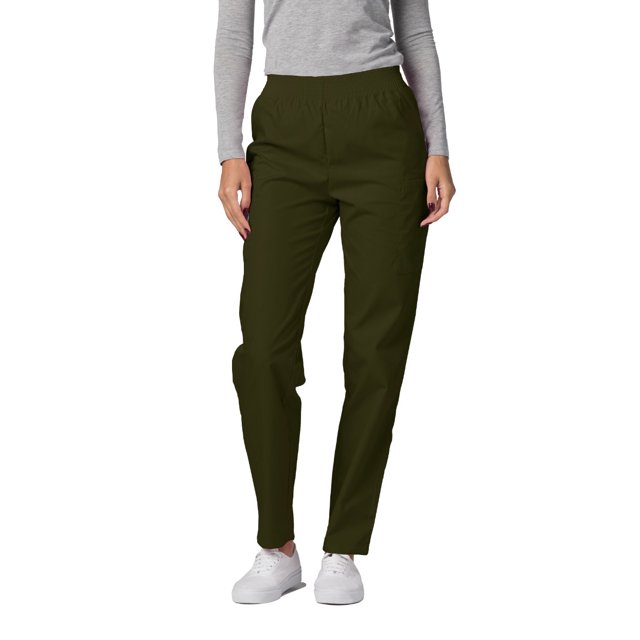 Adar Universal Scrubs For Women - Tapered Utility Cargo Scrub Pants