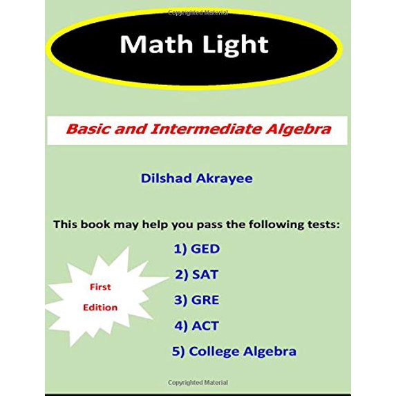 Pre-Owned Math Light: Basic and Intermediate Algebra
