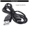 thumbnail image 3 of 1m/3.28ft Long Charging Cable for Game Console Replacement Power Supply Cord Wire Video Game Player Data Wire, 3 of 8