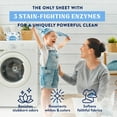 Cleancult Laundry Detergent Sheets 3 Stain Fighting Enzymes