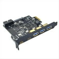 thumbnail image 1 of Type C USB 3.2 Gen1 PCIE Card Hub USB 3.0 PCI Express Board PCI-E PCI E USB 3 Adapter Multiplier, 1 of 5