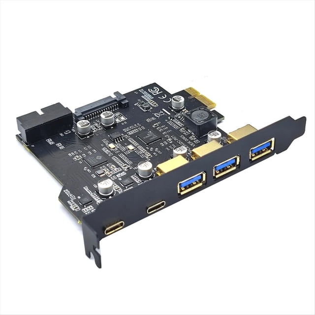Type C USB 3.2 Gen1 PCIE Card Hub USB 3.0 PCI Express Board PCI-E PCI E USB 3 Adapter Multiplier