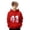 Red, variant on Funny Four One 4 1 Meme Gen Alpha Slang Kids 41 Ice Cream Meme Hoodie Girls Boys Printed Long Sleeve Sweatshirt