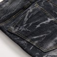 thumbnail image 5 of YUIVH Mens Retro Slim Fit Straight Leg Jean Pants Trousers Retro Men's Ripped Jeans Denim Pant Workwear Vintage Jeans Men's Pants Daily Work Business Pants, 5 of 8