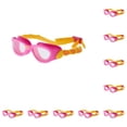 thumbnail image 2 of Gafas de natación Advancent Clear View alta definición PC correa ajustable anillo rosa naranja 10Conjunto, 2 of 6