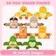 thumbnail image 2 of JOYIN 48 tarjetas porta dulces con animales para San Valentín, 2 of 8