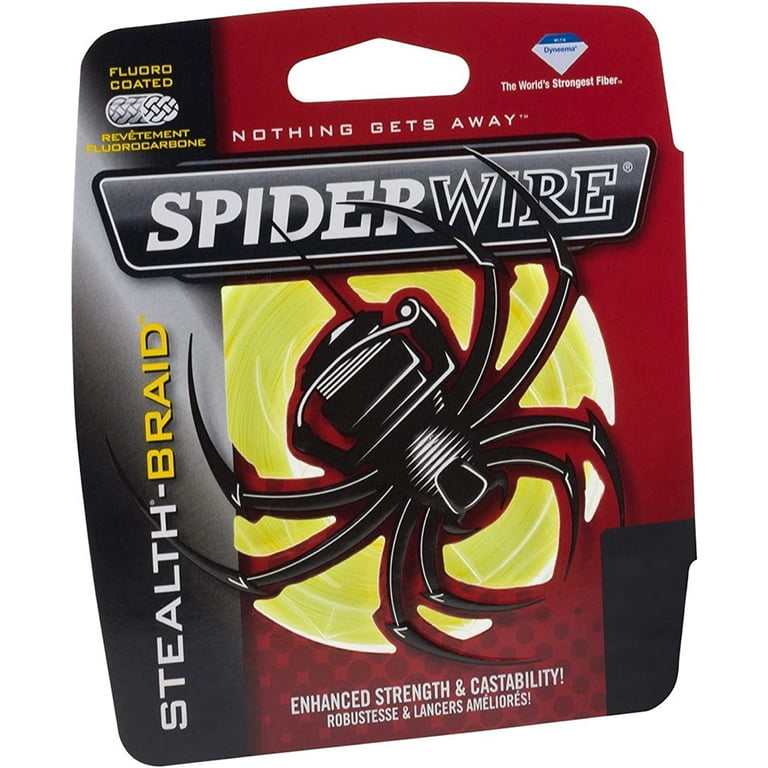 SpiderWire Stealth® Superline, Hi-Vis Yellow, 8lb