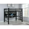 thumbnail image 6 of Avalon Full Workstation Loft Bed Black, 6 of 8