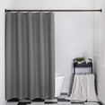 thumbnail image 2 of SPXTEX Dark Green Shower Curtains 96 inches Long Waterproof Fabric Farmhouse Modern Rectangle Textured Shower Curtains with Hooks for Bathroom Decorative Shower Room 72" W X 96" L, 2 of 7