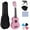 Pink piano accessori, variant on Travel Friendly 21Inch 4 Strings Ukulele Musical Instruments Wood Texture