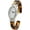Orange/Brown, variant on Blekon Collections Women's Quartz 21mm Oval Case Colored Acrylic Bangle Watch