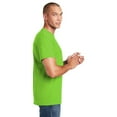 thumbnail image 3 of Gildan DryBlend Short Sleeve T-Shirt for Men, Crew Neck, Classic Fit, Lime, S-3XL, 1-Pack, 3 of 5