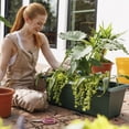 thumbnail image 6 of Bloem Dayton 27" Wide Plastic Planter Box - 100% Recycled Plastic Outdoor Rectangular Pot for Deck, Patio & Porch, Turtle Green, 6 of 6