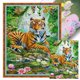 thumbnail image 1 of Kit Punto Cruz Con Tigre Hilo Algodón Ecológico Bordado 11CT 45x60cm, 1 of 9