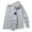 Grey, variant on Mens Coats And Jackets Solid Color Down Liner Thicken Hooded Long Sleeve Cardigan Autumn Winter Outerwear Sportwear