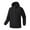 Black, variant on Brondbend Mens Jacket Waterproof Men's Long Sleeve Zipper Solid Color Detachable Hat Hooded Jacket Waterproof Jacket Plus Size Fall Winter Climb Mountains,Black