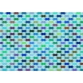 thumbnail image 1 of Ahgly Company Machine Washable Indoor Rectangle Transitional Blue Ivy Blue Area Rugs, 2' x 4', 1 of 7