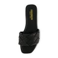 thumbnail image 5 of CUSHIONAIRE Women's Franca Woven Slide Sandal With Memory Foam, Wide Widths Available, 5 of 5