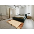 thumbnail image 4 of Ahgly Company Indoor Rectangle Patterned Golden Blonde Gold Area Rugs, 4' x 6', 4 of 6