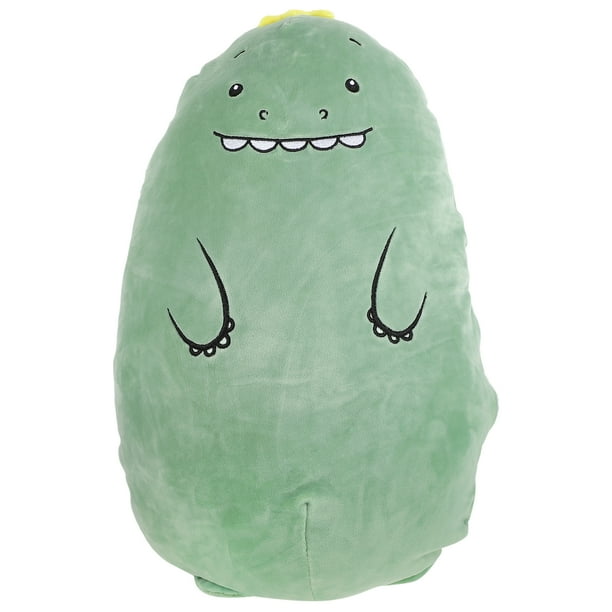 KAKOWELY 1 pieza de muñeco de dinosaurio modelado, decoración adorable, cojín para dormitorio, adorno verde