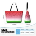 thumbnail image 3 of Rocae Watermelon for Large Women's Waterproof Beach Bag Tote with 7 Pockets Pool Bag for Travel Gym Vacation, 3 of 6