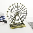 thumbnail image 1 of Godderr Metal Ferris Wheel Model Small Ornaments Living Room Furnishings Desktop Home Decorations, 1 of 5