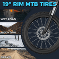 thumbnail image 4 of Electric Motorycle for Adults,40MPH Electric Dirt Bike, 4000W (Peak) , 60V 25Ah Long Range Removable Battery Mountain Ebike, 24.5*2.75" MTB Tire NACHBIKE Raptor R1, 4 of 9