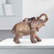 thumbnail image 3 of Estatua de figurita adorno de resina Feng Shui escultura artesanal para mesa hogar dormitorio decoración regalo Zulema Estatua de elefante, 3 of 7