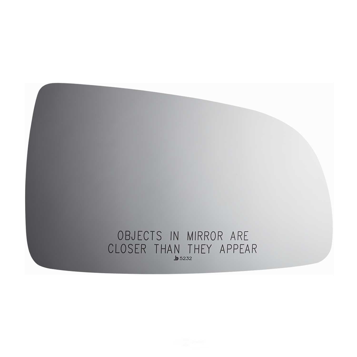 Burco Side View Mirror Replacement Glass - Clear Glass - 5232