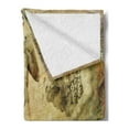 thumbnail image 2 of Italy Soft Flannel Fleece Throw Blanket, Florence Art Collage Michelangelo David Renaissance, Cozy Plush for Indoor and Outdoor Use, 70" x 90", Pale Orange Mint Green, by Ambesonne, 2 of 5