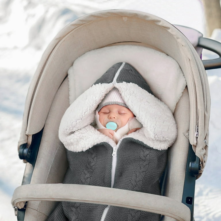 Stroller zip top up blanket